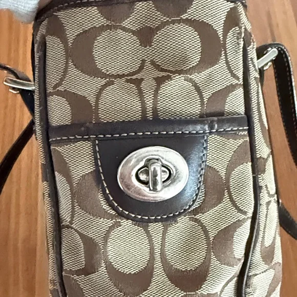 GUC Vintage Y2k Coach Signature C Jacquard canvas tote bag - Picture 5 of 10